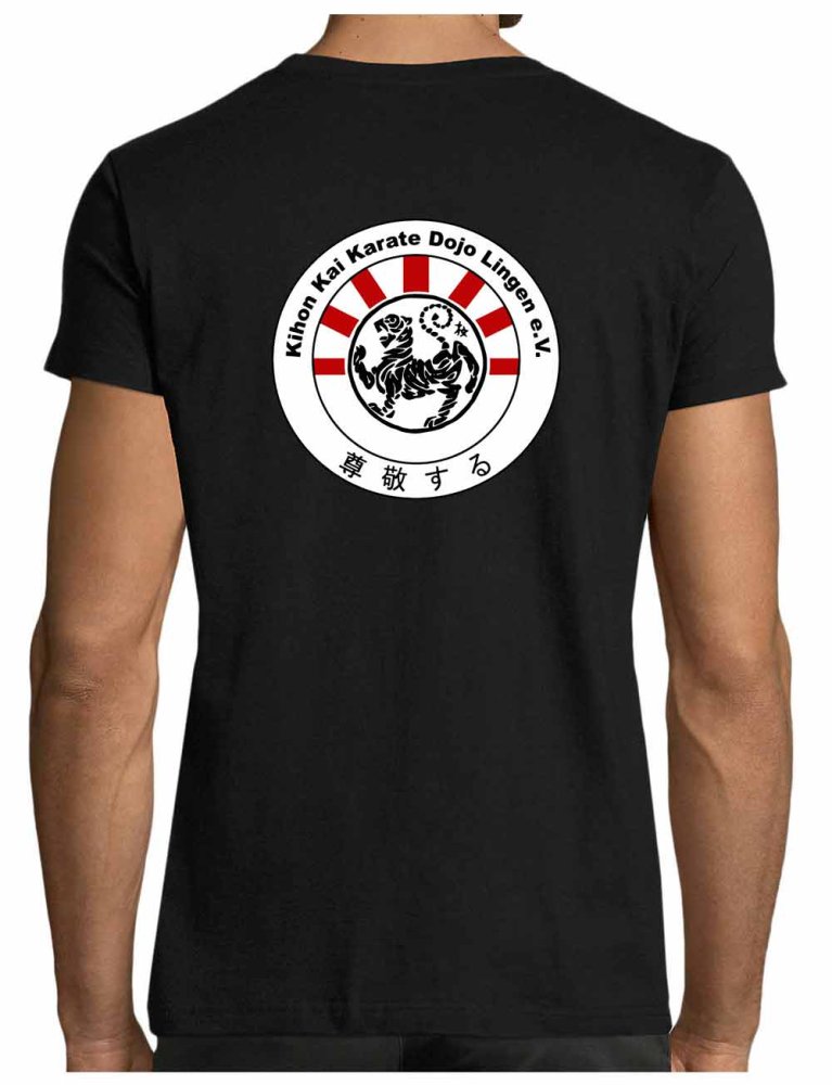 Vereins T-Shirt mit Kihon Kai Karate Brustprint